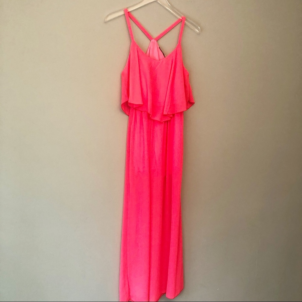 Boutique | Hot Pink Maxi Dress
